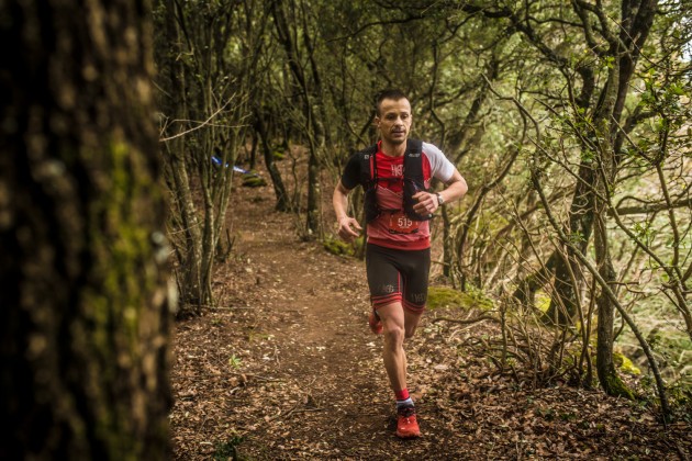 Albert Pujol ha sido el ganador del Trail Rocacorba Foto Oriol Batista